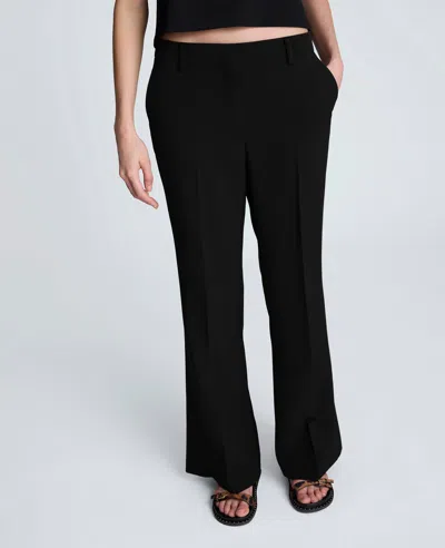 Kenneth Cole Luxe Twill Flare Leg Pant