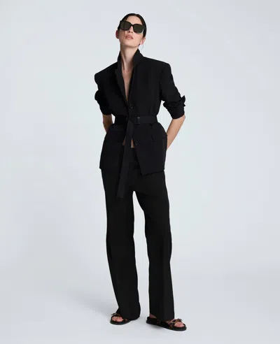 Kenneth Cole Luxe Twill Flare Leg Pant