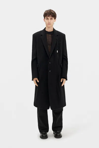 Ann Demeulemeester Leonard High Comfort Tailored Coat In Black