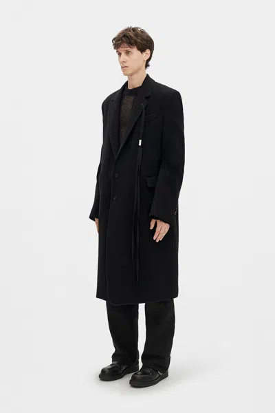 Ann Demeulemeester Leonard High Comfort Tailored Coat In Black