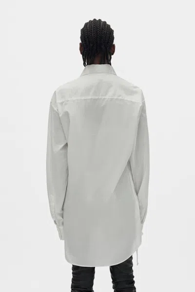 Ann Demeulemeester Elisabeth Long High Comfort Pocket Shirt In White