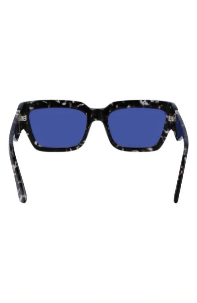 Longchamp 55mm Rectangular Sunglasses