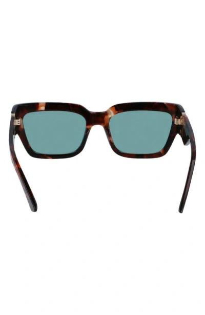 Longchamp 55mm Rectangular Sunglasses