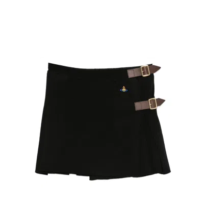 Vivienne Westwood Belted Pleated Mini Skirt