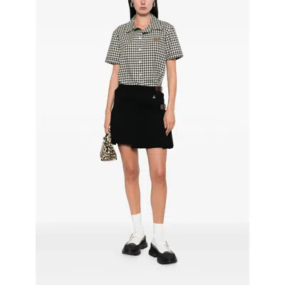 Vivienne Westwood Belted Pleated Mini Skirt