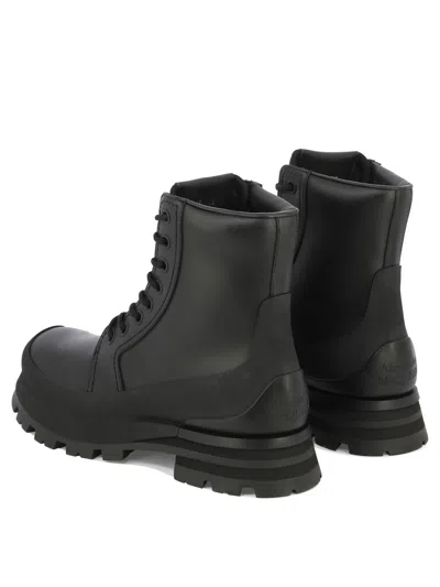 Alexander Mcqueen Alexander Mc Queen Wander Black Leather Boot In Black