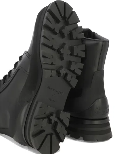 Alexander Mcqueen Alexander Mc Queen Wander Black Leather Boot In Black