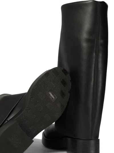 Casadei Woman Boot Black Size 7 Leather In Multi