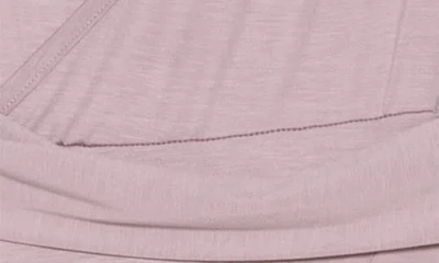 Go Couture Asymmetric Cold Shoulder Maxi Dress In Pink