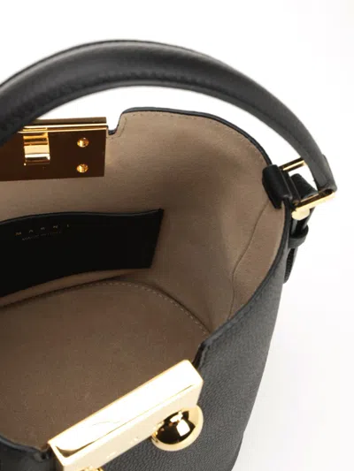 Marni Womens 00n99 Trunkeroo Bucket Leather Shoulder Bag