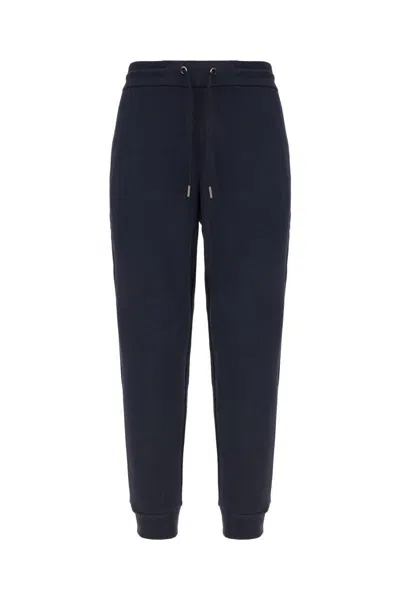 Hugo Boss Jogger-style Pants With Tapered Legs In Blue