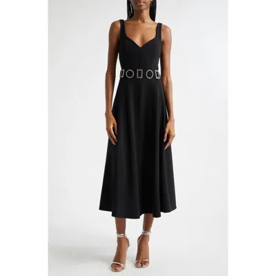 Cinq À Sept Eden Embellished A-line Midi Dress