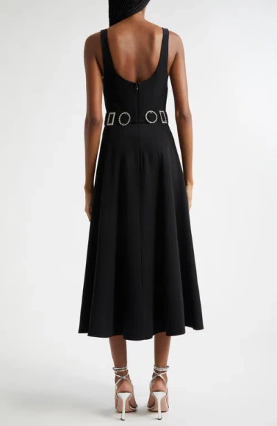 Cinq À Sept Eden Embellished A-line Midi Dress