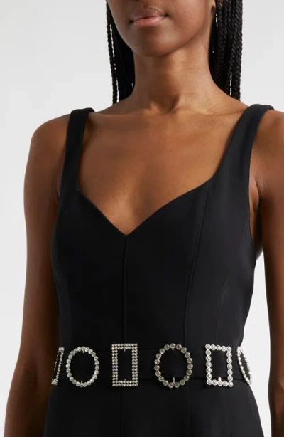 Cinq À Sept Eden Embellished A-line Midi Dress