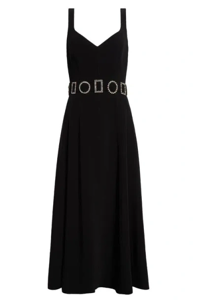 Cinq À Sept Eden Embellished A-line Midi Dress