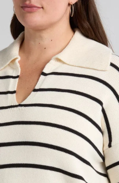 Nordstrom Stripe Cotton & Cashmere Sweater