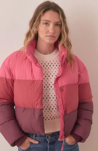 Marine Layer Gia Crop Down Puffer Jacket