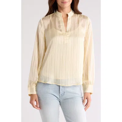 7 For All Mankind Holiday Stripe Long Sleeve Top