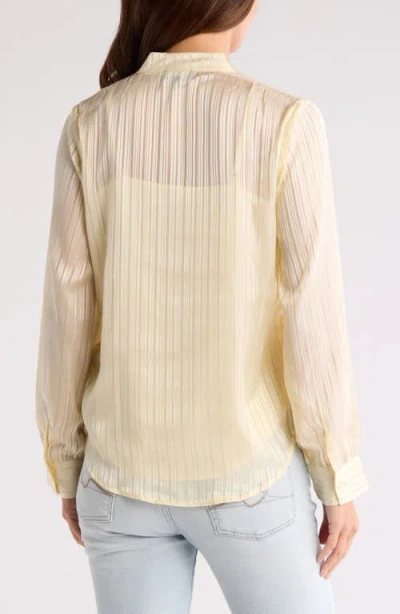 7 For All Mankind Holiday Stripe Long Sleeve Top