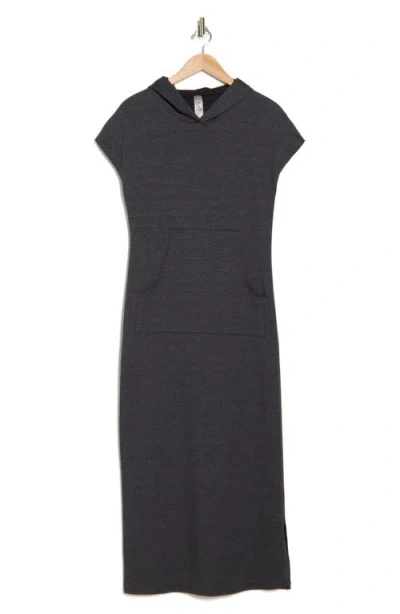 Go Couture Short Sleeve Hoodie Dress
