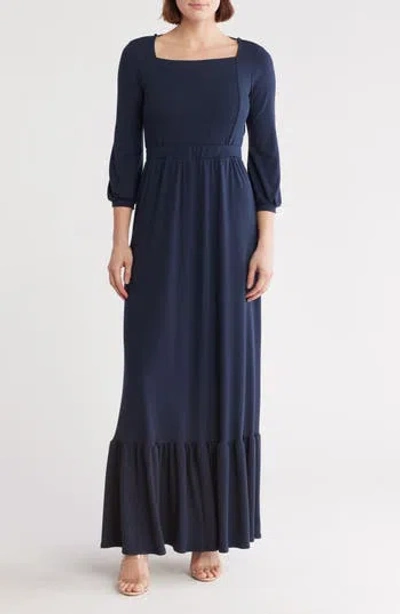 Go Couture Square Neck Maxi Dress
