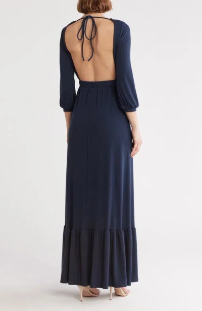 Go Couture Square Neck Maxi Dress