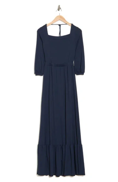 Go Couture Square Neck Maxi Dress