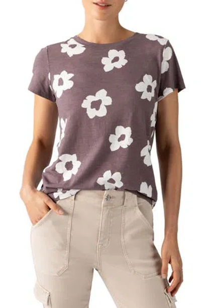Sanctuary The Perfect Geo Print Cotton Blend Knit Top
