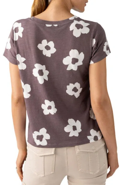Sanctuary The Perfect Geo Print Cotton Blend Knit Top