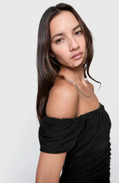 Rebecca Minkoff Devin Off The Shoulder Ruched Top