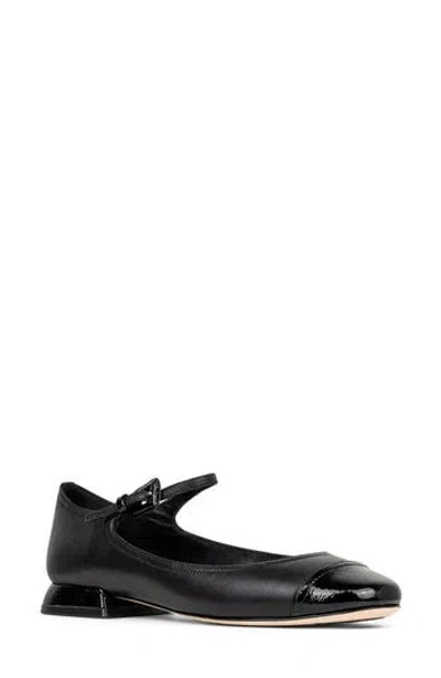 Donald Pliner Larro Cap Toe Mary Jane Flat