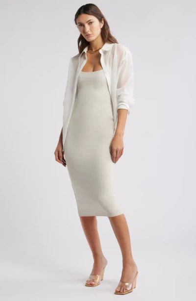 Open Edit Smooth Edit Strappy Midi Slipdress