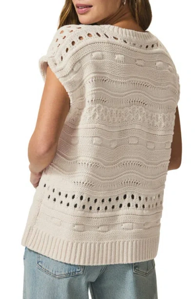 Splendid Brynna Open Stitch V-neck Sweater