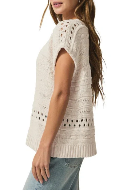 Splendid Brynna Open Stitch V-neck Sweater