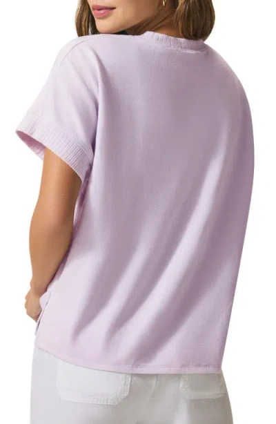 Splendid Supersoft Short Sleeve Sweatshirt