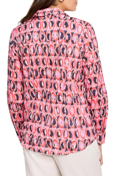 Nic + Zoe Nic+zoe Ikat Rings Button-up Shirt