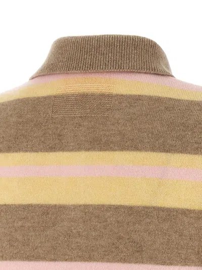 Guest In Residence Collegiate Stripe Polo Multicolor