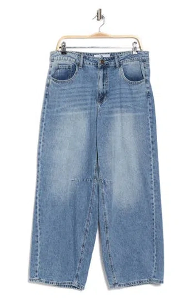 Flying Angel Wide Darted Barrel Leg Jeans