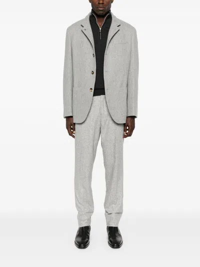 Brunello Cucinelli Cashmere High-neck Sweater In Black