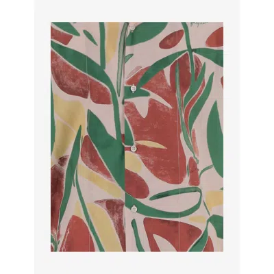 Jacquemus Fonccio Cotton Shirt With Abstract Vegetable Print