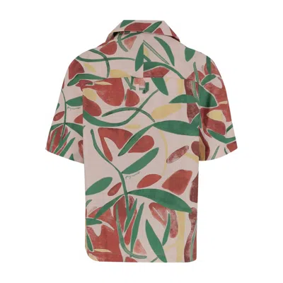 Jacquemus Fonccio Cotton Shirt With Abstract Vegetable Print