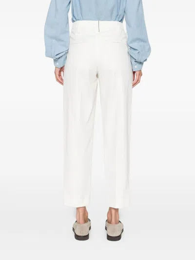Brunello Cucinelli Chino Trousers In Cotton In Gray