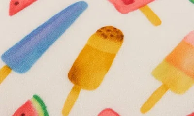 Luxury Home Ice Cream Popsicle Plush Fleece Throw Blanket