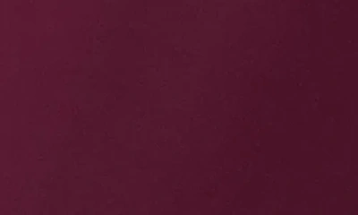 London Times Plus Size Side-knot 3/4-sleeve Dress In Burgundy