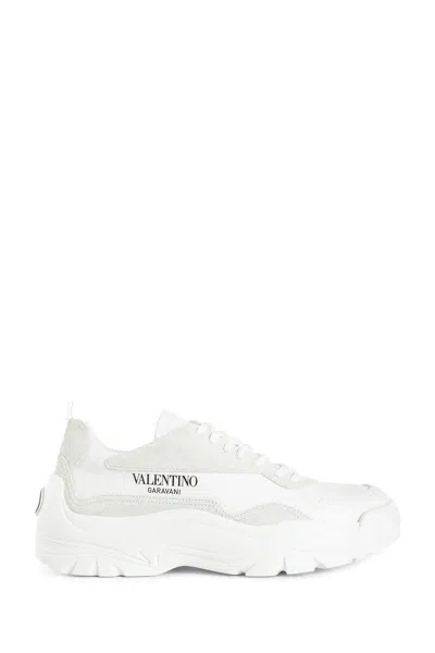 Valentino Two-tone Leather And Suede Gumboy Sneakers