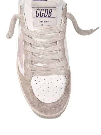 Golden Goose Ballstar Nappa Upper Suede Toe And Spur Leather Star And Heel In Brown