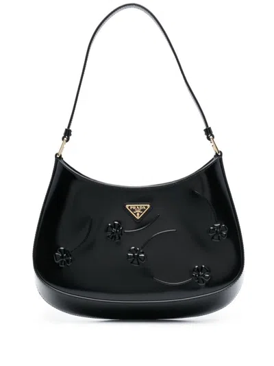 Prada Cleo Brushed Leather Bags