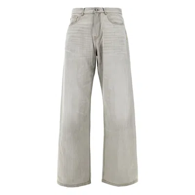 Palm Angels `curved Logo` Loose Jeans