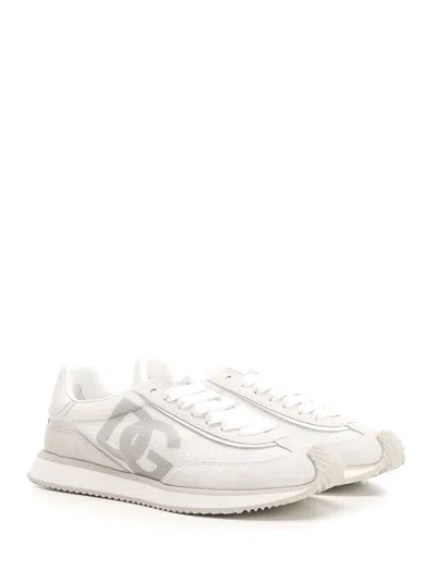 Dolce & Gabbana Dg Cushion Mesh Sneakers In White