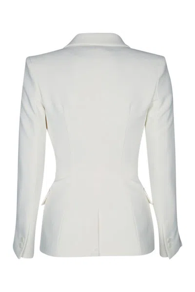 Elisabetta Franchi Jackets And Vests In White